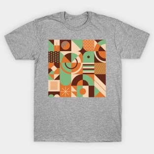 Bauhaus retro pattern T-Shirt